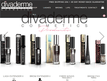 Tablet Screenshot of divaderme.com